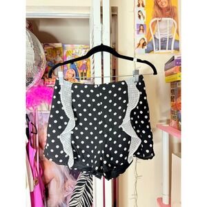 Nasty Gal Size 8 uk polka dot shorts